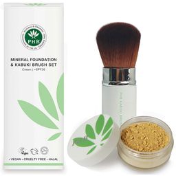 PHB Ethical Beauty Loose Mineral Foundation a Kabuki štetec