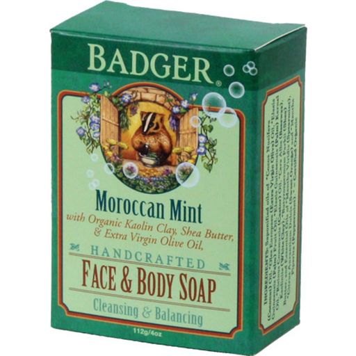 Badger Balm Moroccan Mint Face & Body Soap