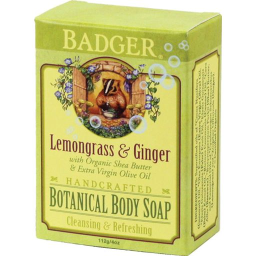 Badger Balm Lemongrass & Ginger Botanical Body Soap