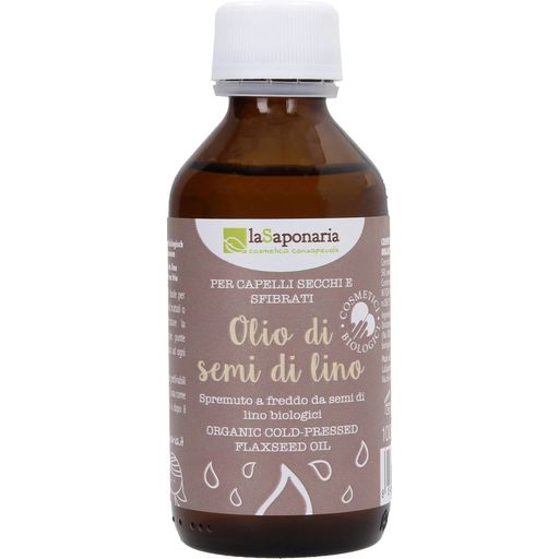 La Saponaria Organický lněný olej - 100 ml