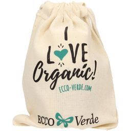 EccoVerde I Love Organic Drawstring Pouch