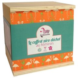 Piękne pudełko z małymi produktami kosmetycznymi