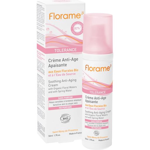 Florame Crème Anti-Age Apaisante "Tolérance" - 50 ml