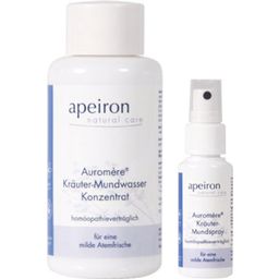 Apeiron Auromère zeliščna ustna voda + spre