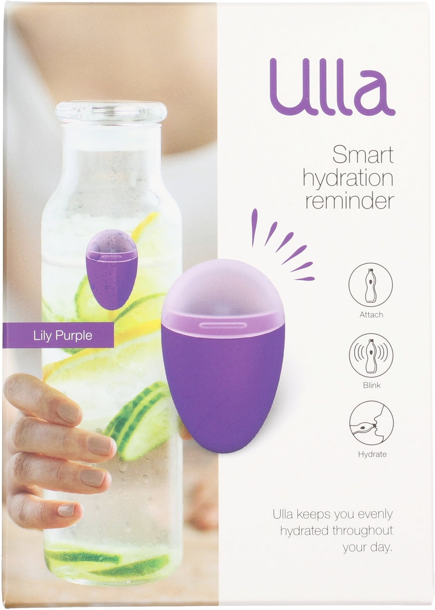 Ulla - Smart Hydration Reminder - Lily Purple