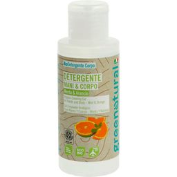 greenatural Milde Flüssigseife Minze & Orange - 100 ml