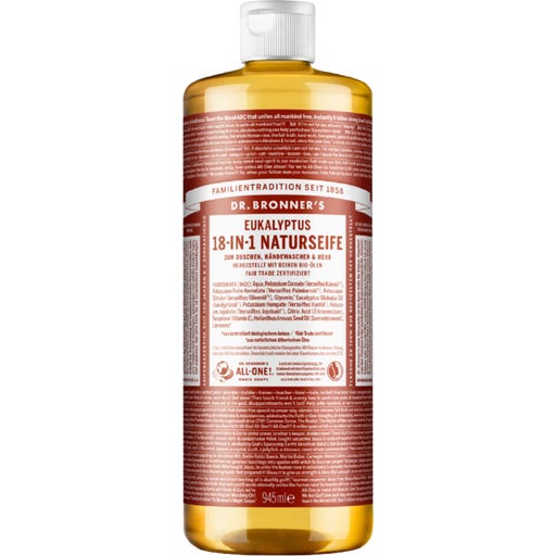 Dr. Bronner's Savon Liquide 18 en 1 Eucalyptus - 945 ml