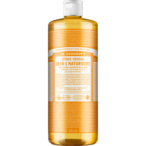 Dr. Bronner's 18in1 Natural Citrus Orange Soap - 945 ml