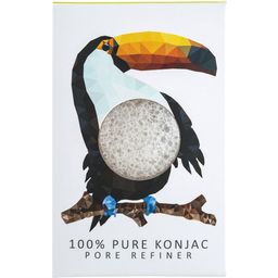 The Konjac Sponge Company Rainforest Toucan Mini Face Puff - 1 kos