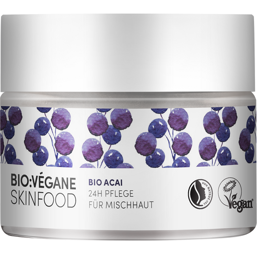 Bio Vegane Organska 24-satna krema sa acai bobicama - 50 ml