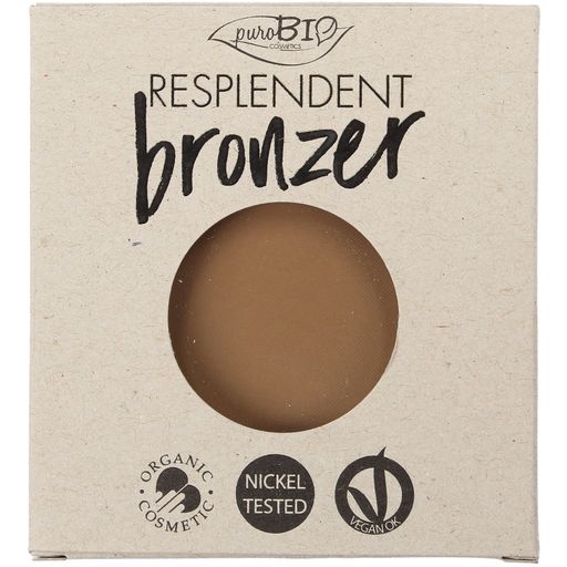 puroBIO Cosmetics Resplendent Bronzer Refill - 01 Marrone Pallido (matte) refill