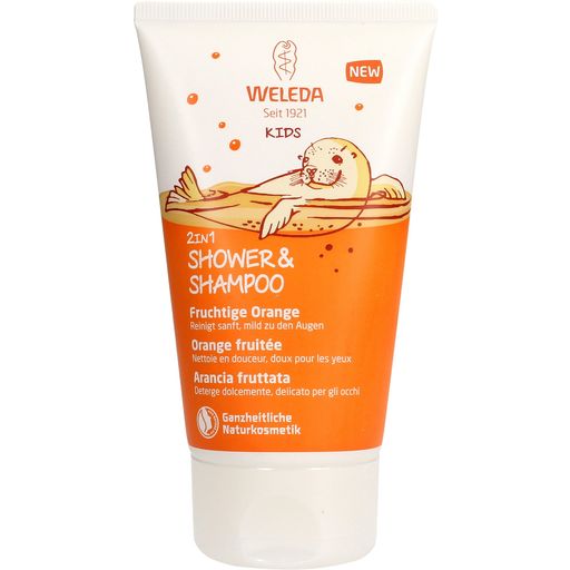 KIDS 2in1 suihku & shampoo hedelmäinen appelsiini - 150 ml