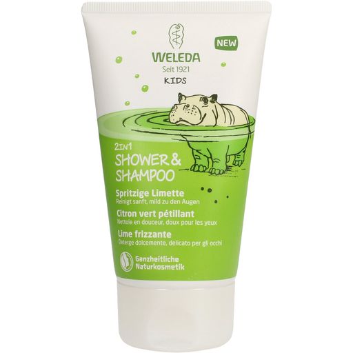 Kids 2in1 Shampoo & Body Wash Sprankelende Limoen - 150 ml