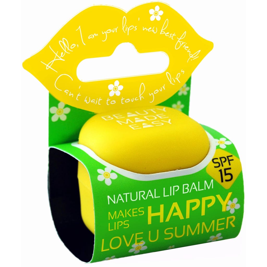 BEAUTY MADE EASY Love u Summer Lip Balm SPF 15, 7 g - Ecco Verde