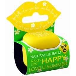 BEAUTY MADE EASY Natural Lip Balm Love u Summer SPF 15 - 7 g