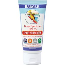 Badger Balm SPF 35 Sport Sunscreen Unscented