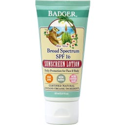 Badger Balm SPF 16 Sunscreen Lotion Aloe Vera