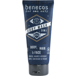 Benecos for men only 3in1 gel za tuširanje