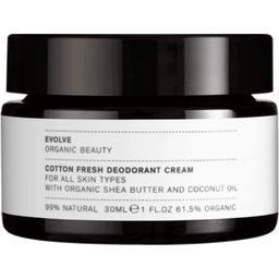 Evolve Organic Beauty Cotton Fresh Deodorant Cream - 30 ml