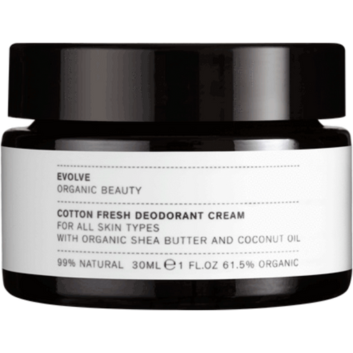 Evolve Organic Beauty Cotton Fresh dezodor krém - 30 ml