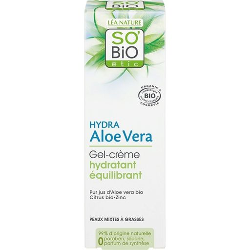 LÉA NATURE SO BiO étic Hydra Aloe Vera - Crema Día Matificante - 50 ml