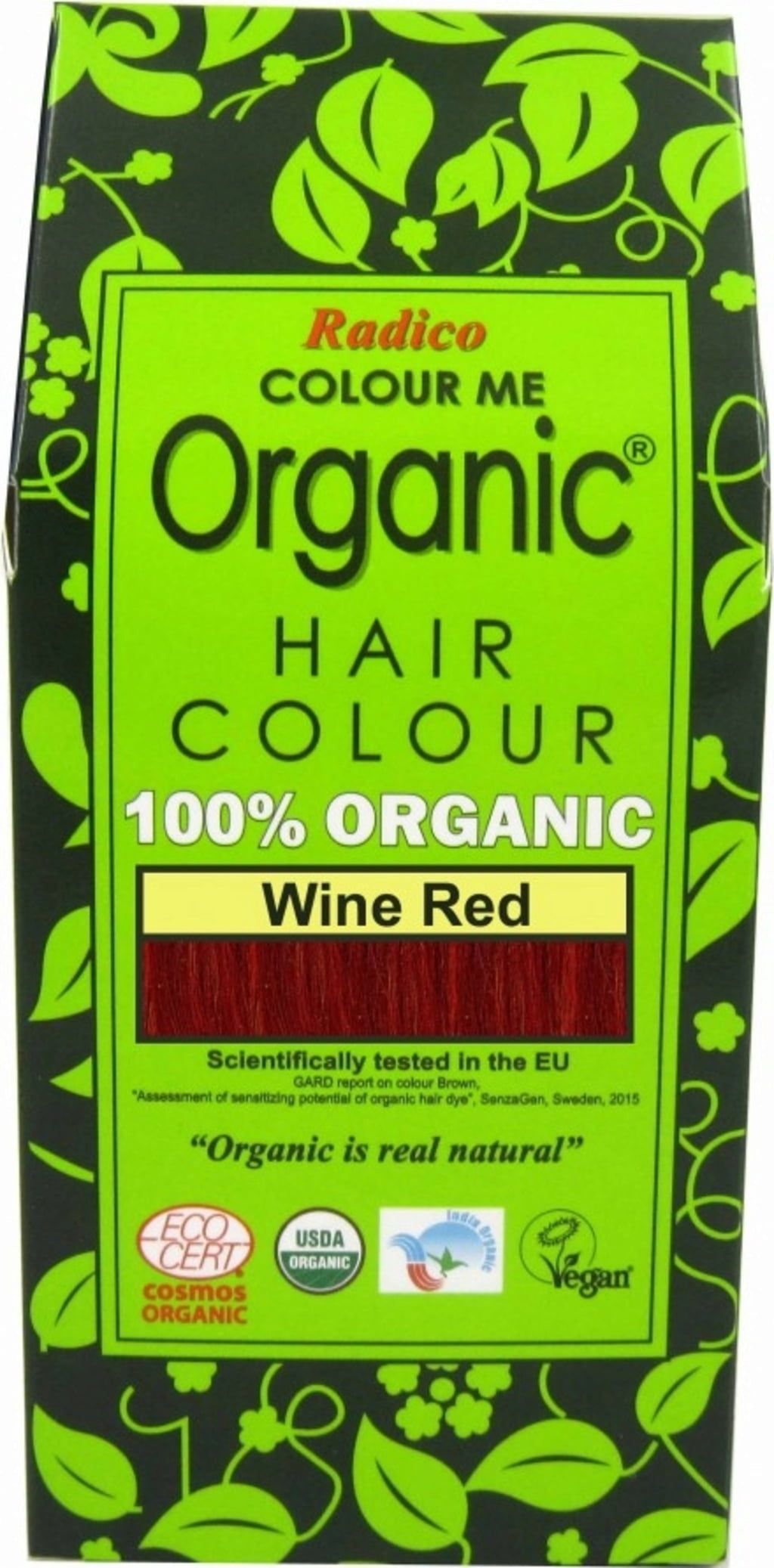 Radico Colorante Vegetale per Capelli Wine Red - 100 g