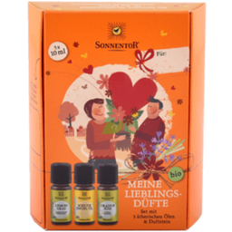 Organic "My Favourite Fragrances" Essential Oil Gift Set