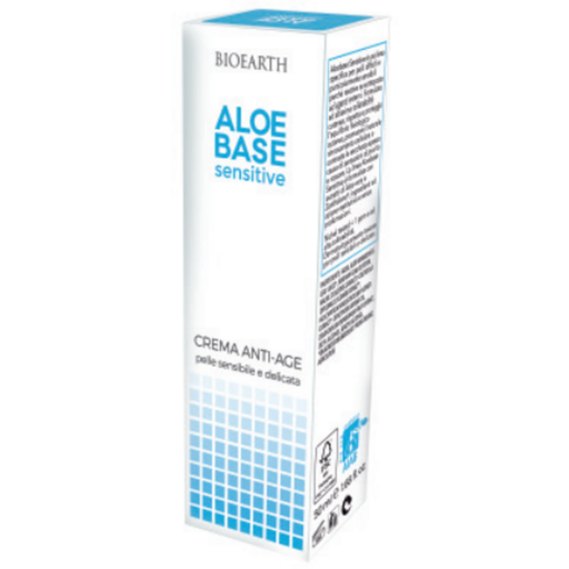 BIOEARTH Krém proti starnutiu Sensitive Aloebase - 50 ml