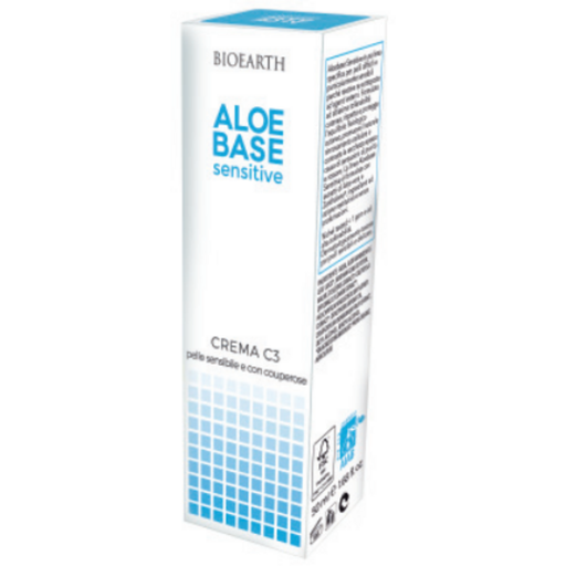 bioearth Crema C3 "Aloebase Sensitive" - 50 ml