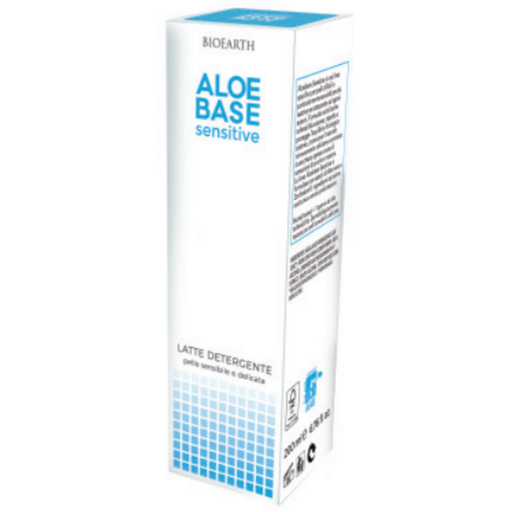 bioearth Aloebase Sensitive Почистващо мляко - 200 мл