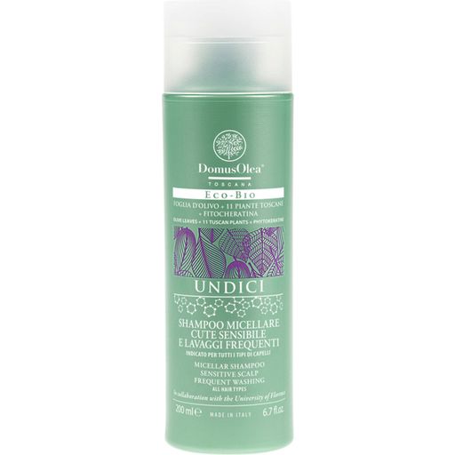UNDICI - Shampoo Micellare Cute Sensibile e Lavaggi Frequenti - 200 ml