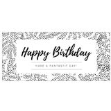 Happy Birthday - bon podarunkowy papierowy