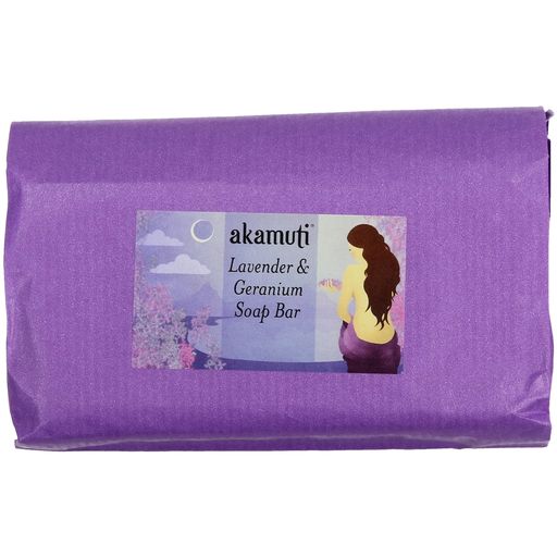 Akamuti Lavender & Geranium Soap Bar - 100 g