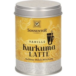 Sonnentor Kurkuma Latte luomuvanilja - Purkki, 60g