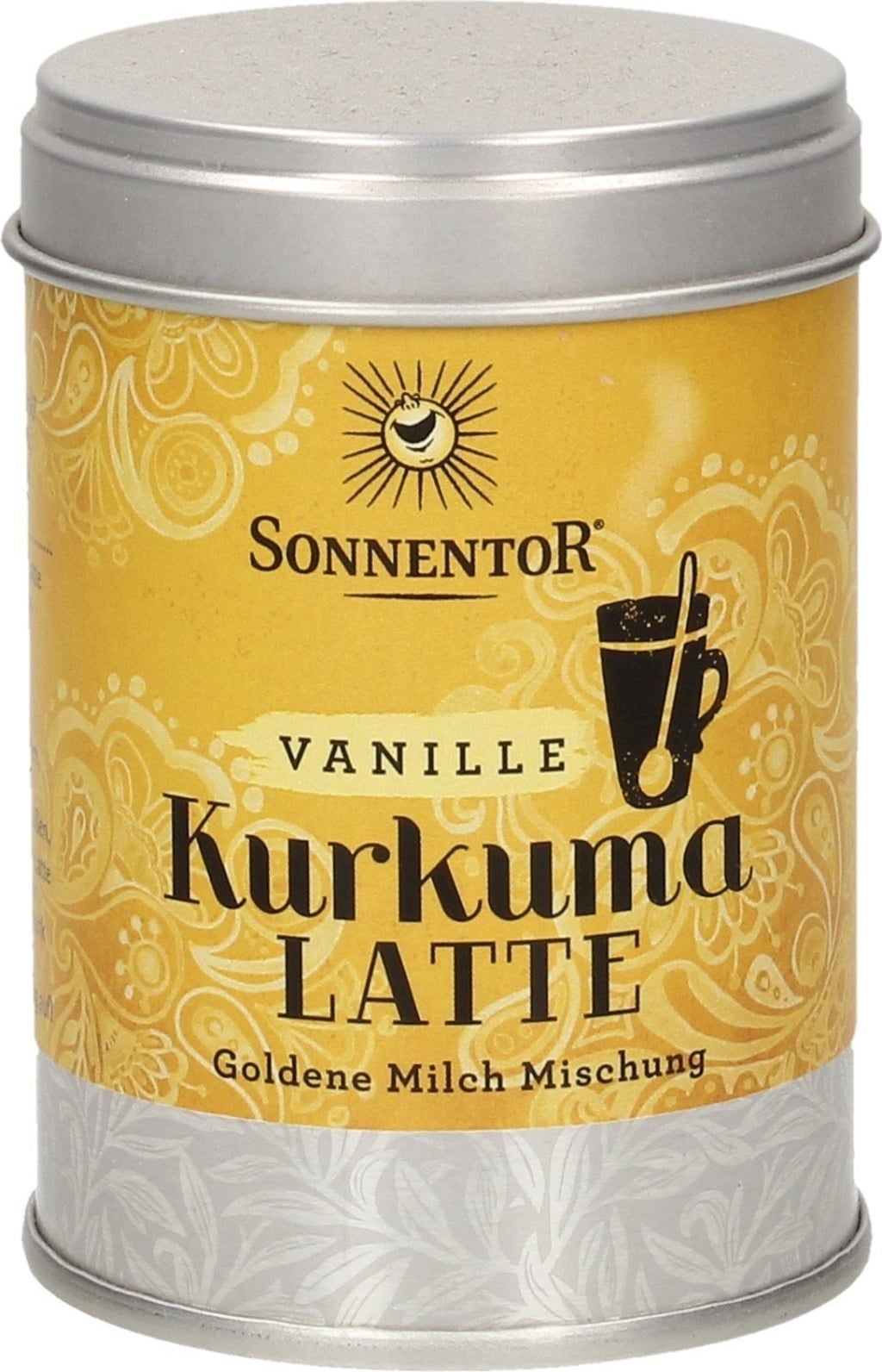 Latte Curcuma Vanille Bio, Boîte, 60 g.