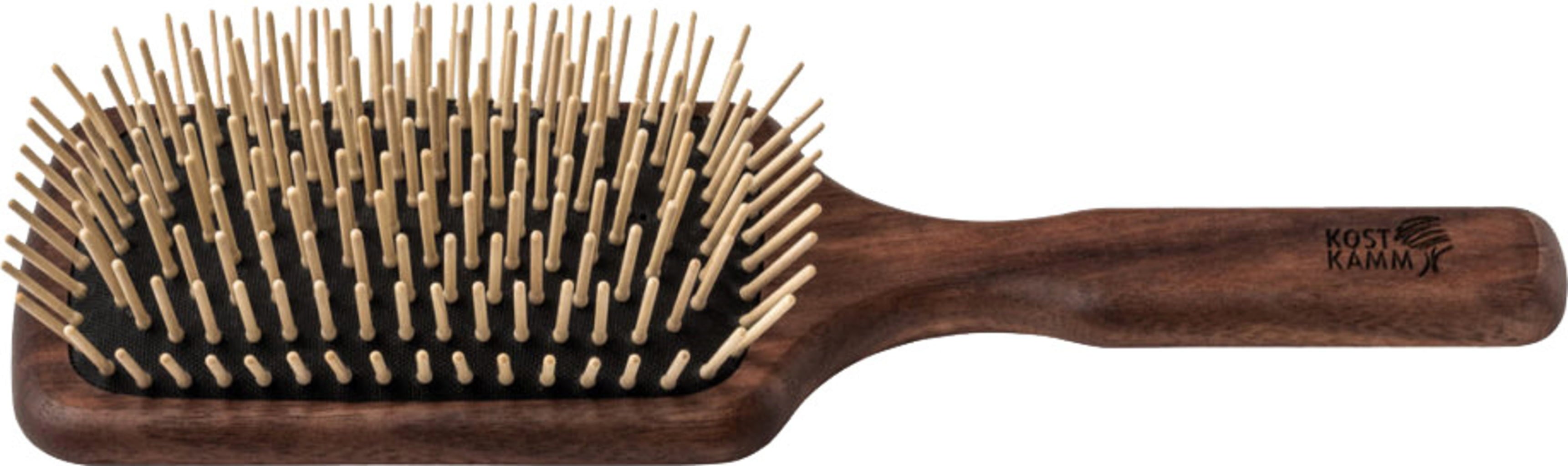 Kostkamm Spazzola in Legno Paddle-Brush - noce