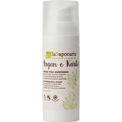 La Saponaria Crema Nutritiva Argán y Karité - 50 ml