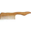 Mister Geppetto Peine de Madera con Púas Finas - Madera de cerezo