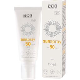 eco cosmetics Sonnenspray LSF 50 getönt Q10