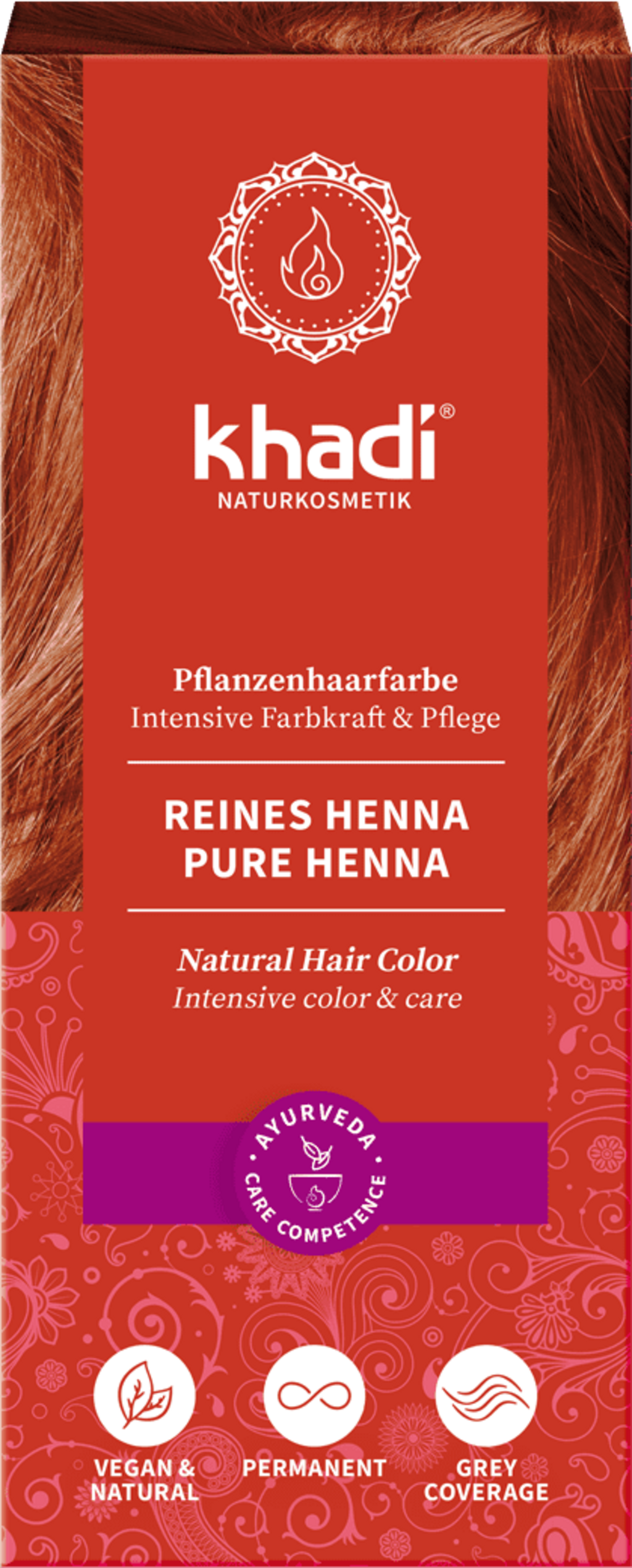 Coloration Capillaire Végétale "Pure Henna" - 100 g