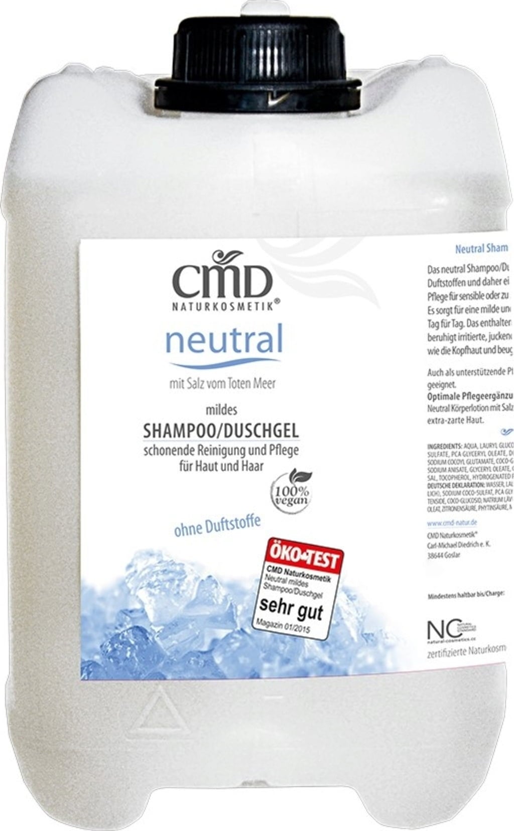 CMD Naturkosmetik Neutral Shampoo/Duschgel - 2,50 l