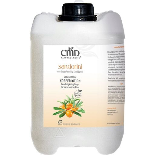 CMD Naturkosmetik Sandorini telové mlieko veľký kanister - 2,50 l