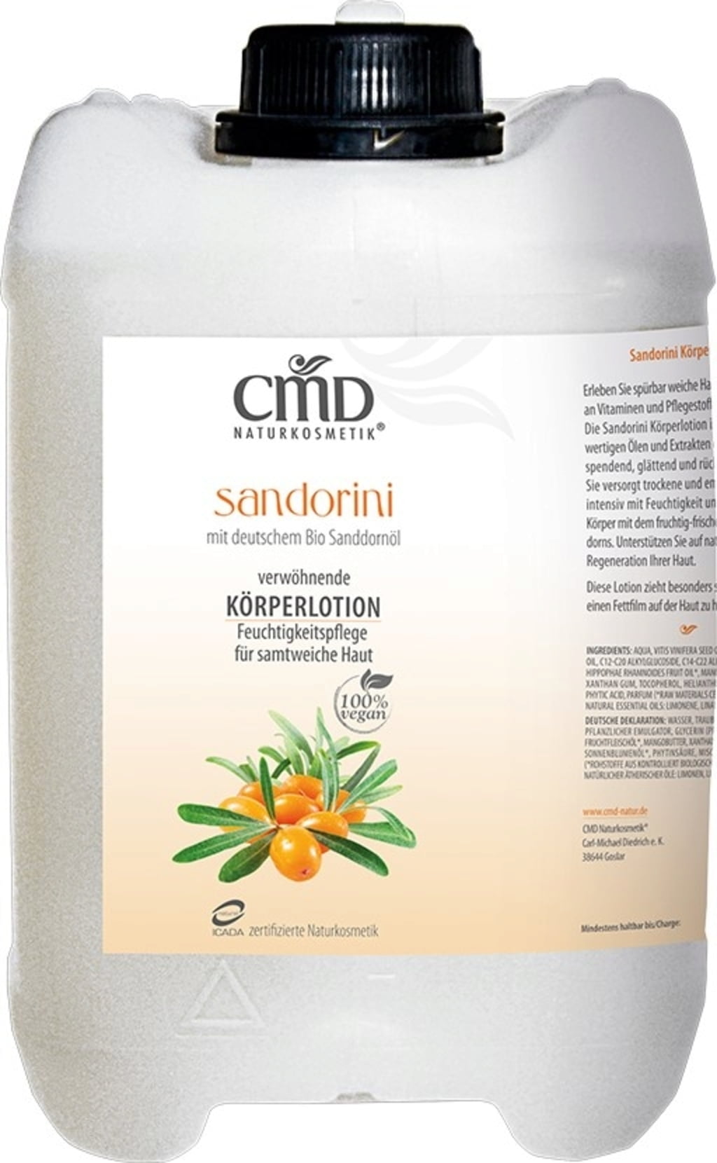 CMD Naturkosmetik Sandorini Körperlotion - 2,50 l