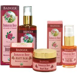 Badger Balm Damascus Rose Face & Body Beauty-Package