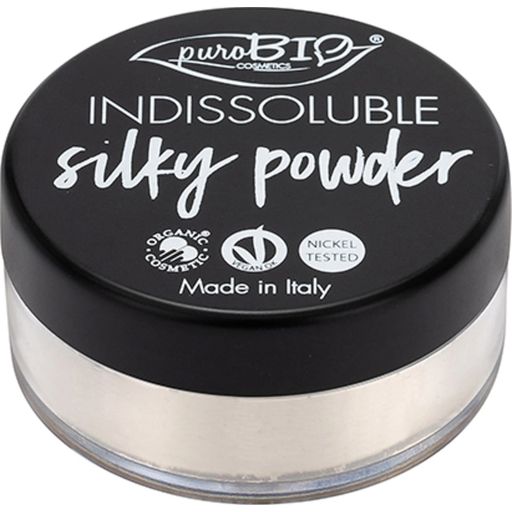 puroBIO cosmetics Indissoluble Silky púder - 9 g