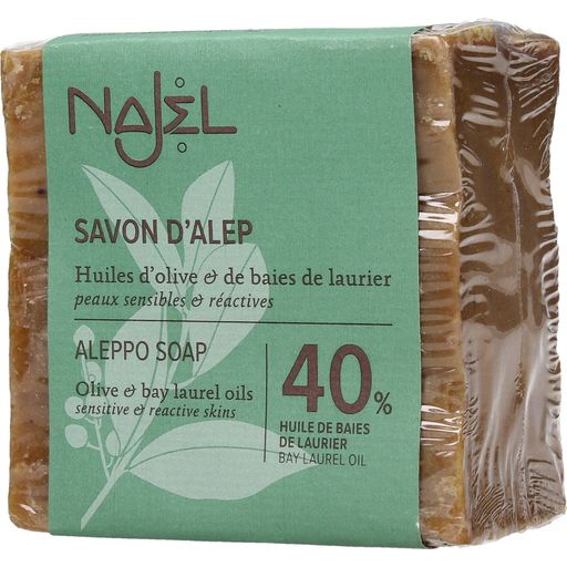 Najel Mydło z Aleppo z olejkiem laurowym (40%) - 185 g