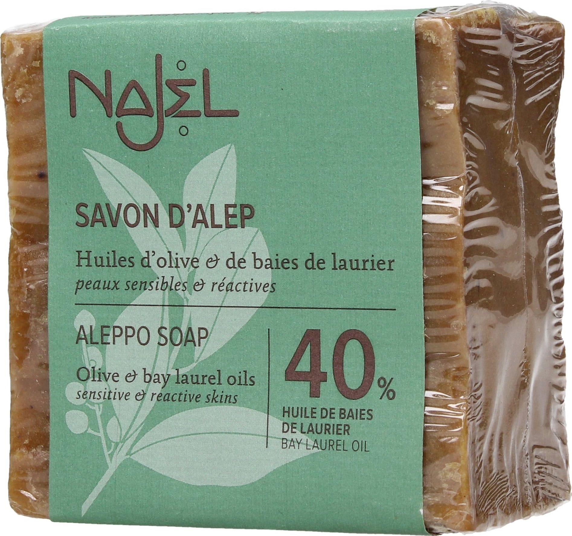 Najel Aleppo-Seife 40% Lbö. - 185 g