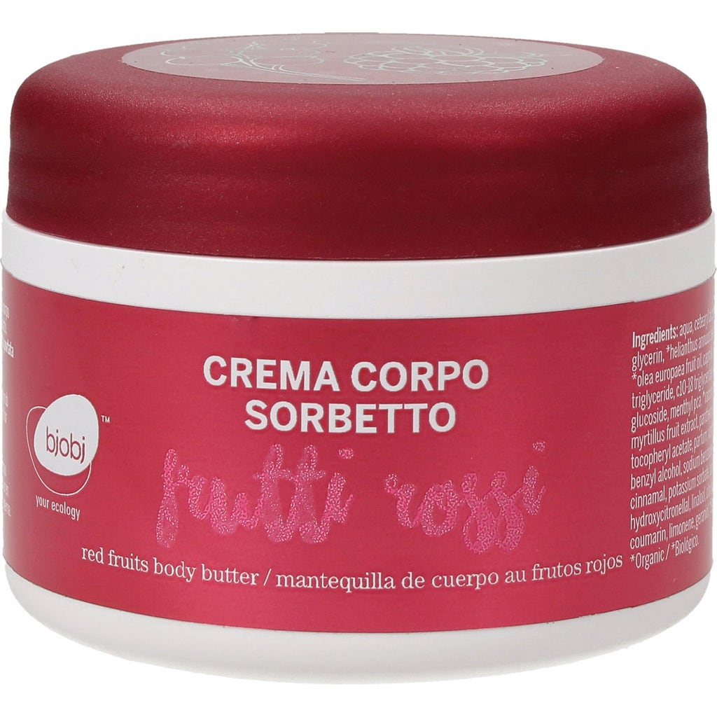 bjobj Rote Früchte Körpercreme-Sorbet, 200 ml - Ecco Verde Onlineshop