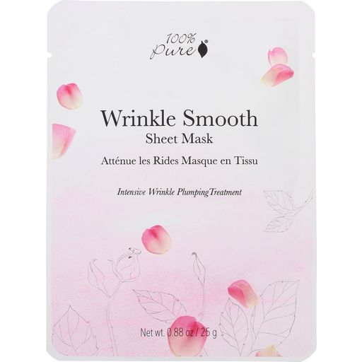 100% Pure Wrinkle Smooth Sheet Mask - 1 st.