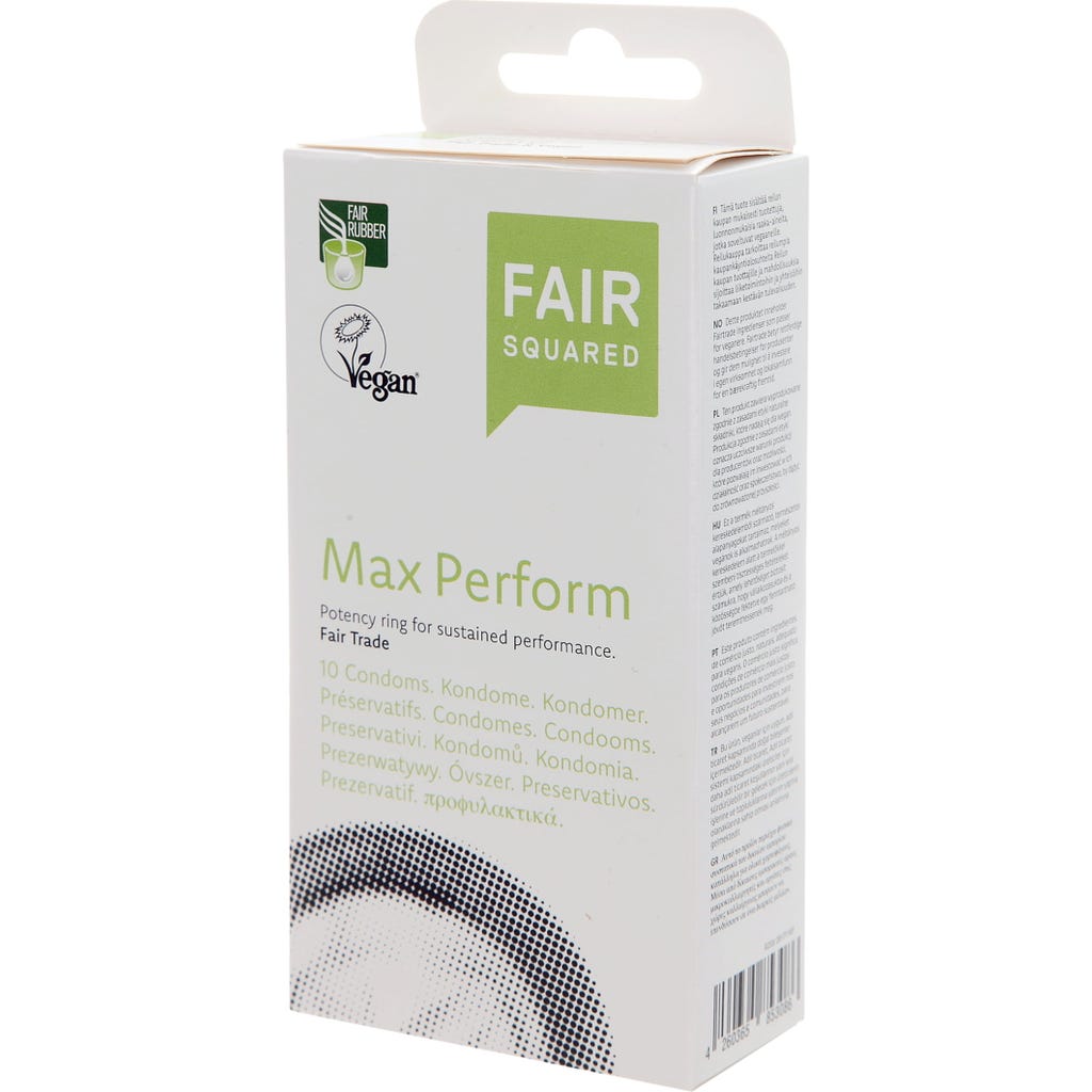 FAIR SQUARED Condom Max Perform, 10 Pcs